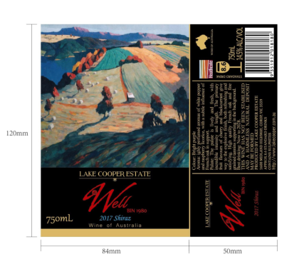 Logo for: Lake Cooper Well Bin 1980 Shiraz