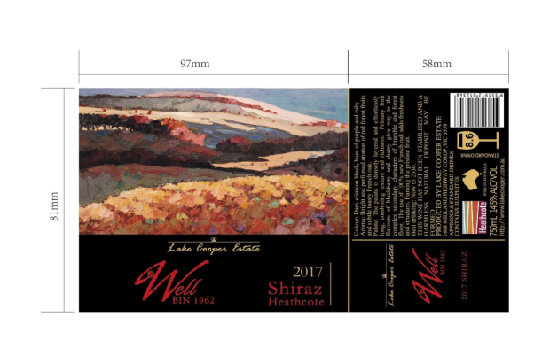 Logo for: Lake Cooper Well Bin 1962 Shiraz