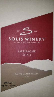 Logo for: Solis Winery - Grenache Gris Petite Syrah