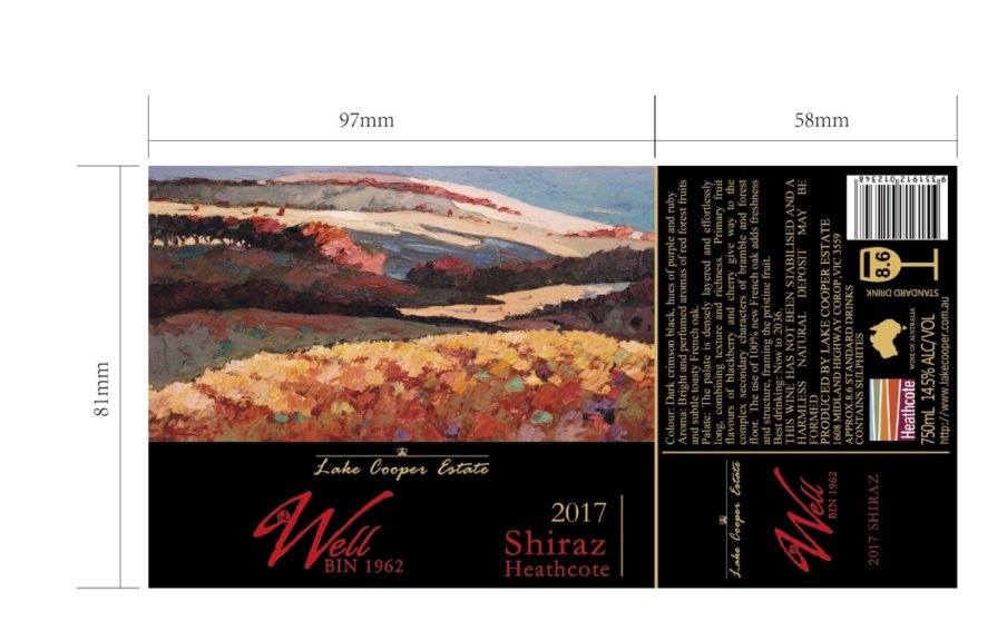 Photo for: Lake Cooper Well Bin 1962 Shiraz