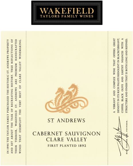 Photo for: St Andrews Cabernet Sauvignon 2018
