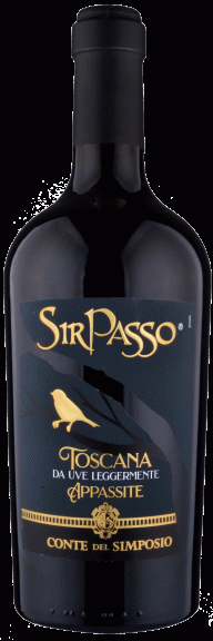 Photo for: Conte del Simposio Toscana Rosso IGT da uve leggermente appassite Sir Passo