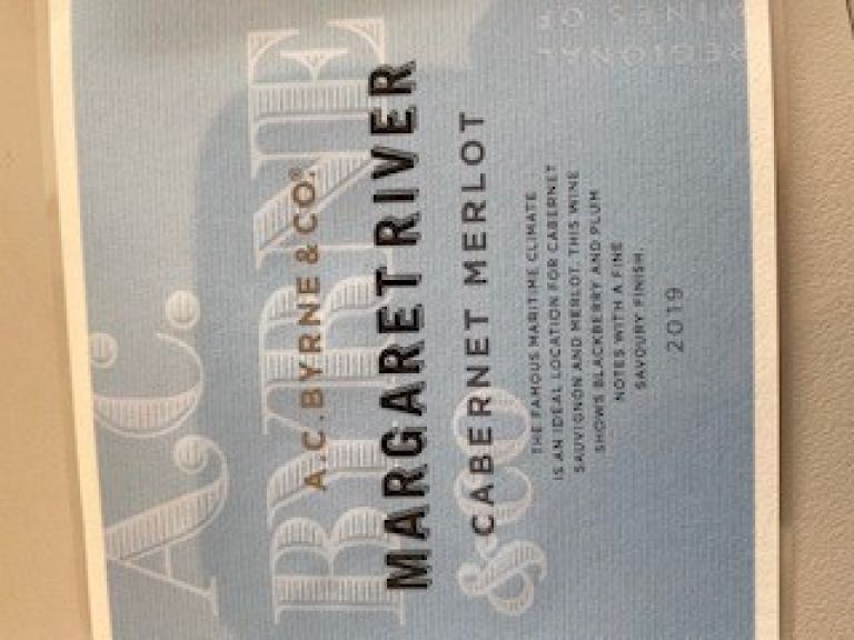 Photo for: AC Byrne & Co Cabernet-Merlot 2020